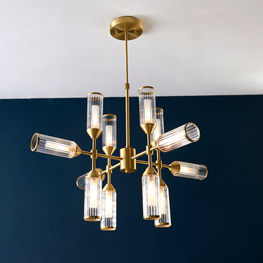 Boyd 12 Light Pendant Satin Brass