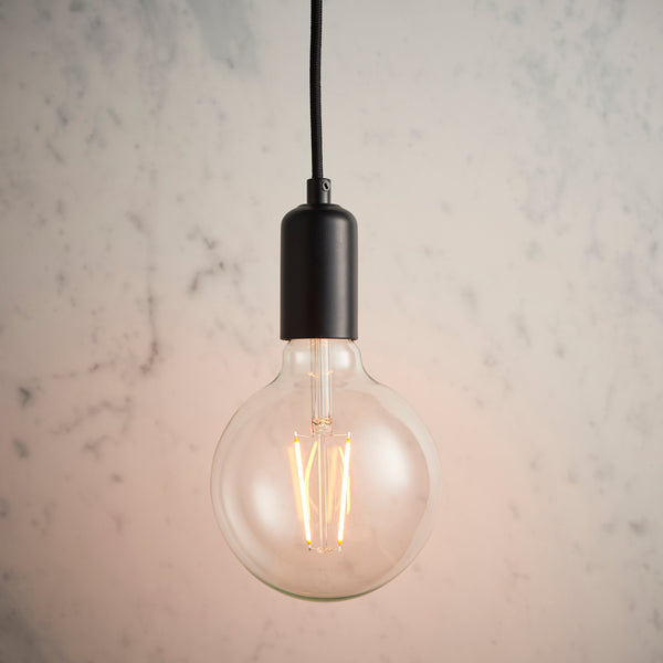 Single Pendant Matt Black