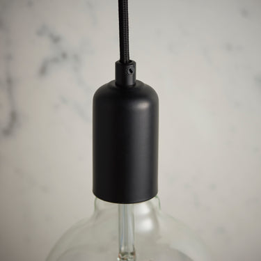 Single Pendant Matt Black