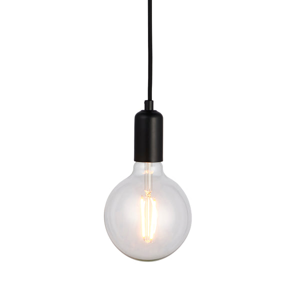 Single Pendant Matt Black