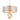 Cortez 5 Light Pendant Antique Gold Leaf & Mink Satin Shade