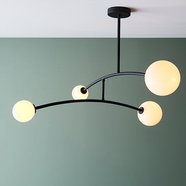 Hector 4 Light Semi Flush Textured Black