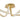 Lindy Gold Leaf LED Flush