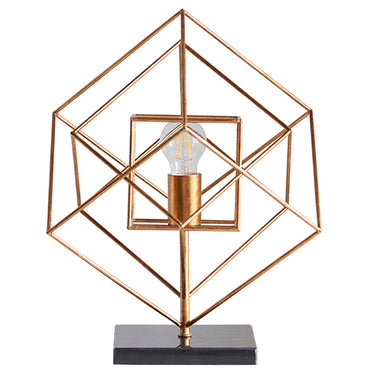 Pullman Table Lamp Antique Gold & Silver Leaf