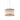 Pentney 6 Light Pendant Matt Gold & Twisted Glass
