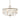 Grace 6 Light Pendant Polished Nickel & Clear Cut Crystal