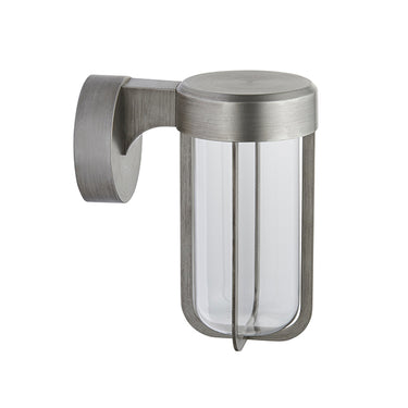 Parkville LED Brushed Silver & Clear Glass