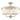 Grace 3 Light Semi Flush Polished Nickel & Clear Cut Crystal