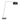 Tiller Floor Lamp Matt Nickel & Black with Black Shade