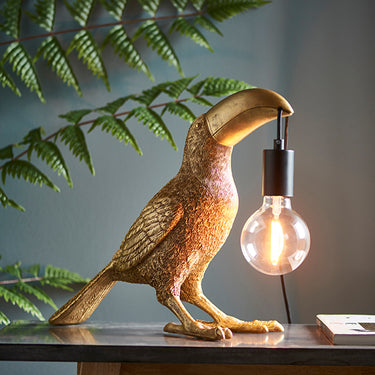 Terry the Toucan Vintage Gold
