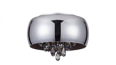 Raven Large Flush with Smoked Crystal