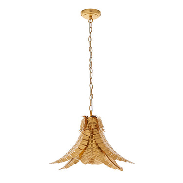 Coco Single Pendant Distressed Gold