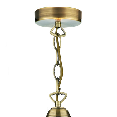 Ardeche 1 Light Large Pendant Antique Brass