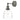 Arvin Wall Light Antique Chrome & Glass