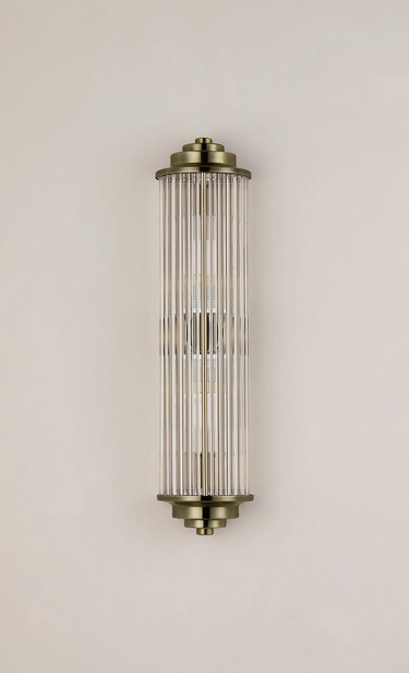 Arcadia IP44 2 Light Wall Bracket Small Antique Brass