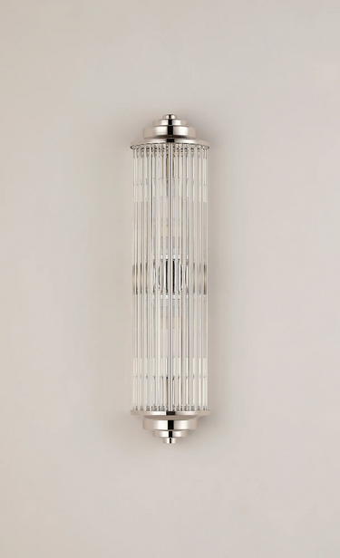 Arcadia IP44 2 Light Wall Bracket Small Polished Nickel