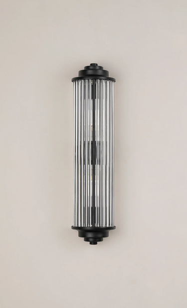 Arcadia IP44 2 Light Wall Bracket Small Satin Black