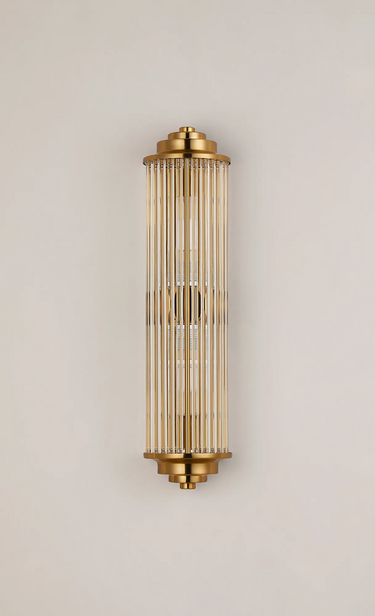 Arcadia IP44 2 Light Wall Bracket Small Brushed Gold