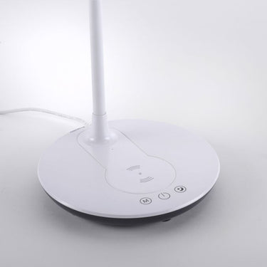 Astrid LED White Table Lamp with Wireless Charging