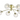 Avari 6 Light Semi-Flush Satin Brass