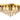 NLCB - Clara 6 Light Crystal Flush, Gold