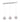 A2 - Latitude 3 Light LED Bar Pendant Polished Chrome