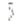 NLCB - Hera 5 Light LED Round Pendant, Clear