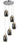 NLCB - Hera 5 Light LED Round Pendant, Smoked