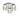 NLCB - Hera 3 Light LED Semi Flush, Clear