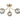 NLCB - Kugel 3 Light Semi Flush Cognac Glass