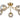NLCB - Kugel 5 Light Semi Flush Cognac Glass