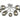 NLCB - Kugel 9 Light Semi Flush Smoked Glass