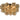 NLCB - Folla 6 Light Semi Flush Cognac Glass