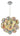 NLCB - Folla 5 Light Pendant Iridescent Glass