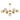 Bombazine 7 Light Pendant Natural Brass