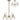 A1 - Bexley Pendant/Semi Flush 3 Light Antique Brass