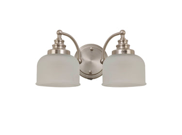 Bexley Double Wall Light Satin Nickel