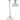 A1 - Bexley Pendant/Flush 1 Light Antique Brass