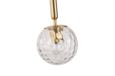 Borough 4 Light Cluster Pendant Brushed Brass