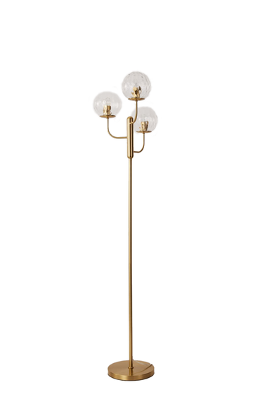 Borough Floor Lamp Brushed Brass