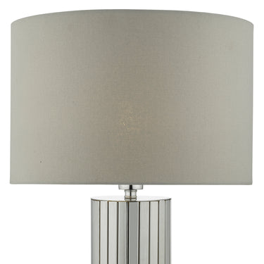 Cassandra Table Lamp Polished Chrome C/W Shade