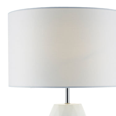 Ciara Table Lamp White Base C/W Shade