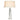 Cyprus Table Lamp Tapered Crystal C/W Shade