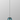 A1- Callow Single Pendant Polished Nickel / Blue