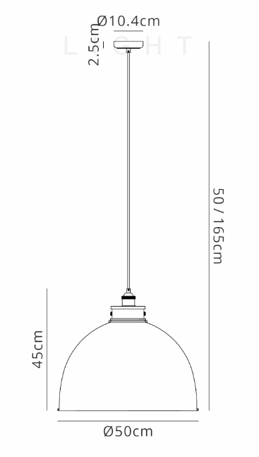 Nomad Extra Large Single Pendant Graphite
