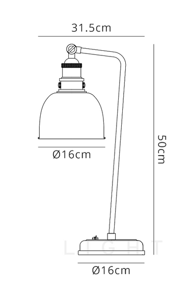 Nomad Table Lamp Graphite