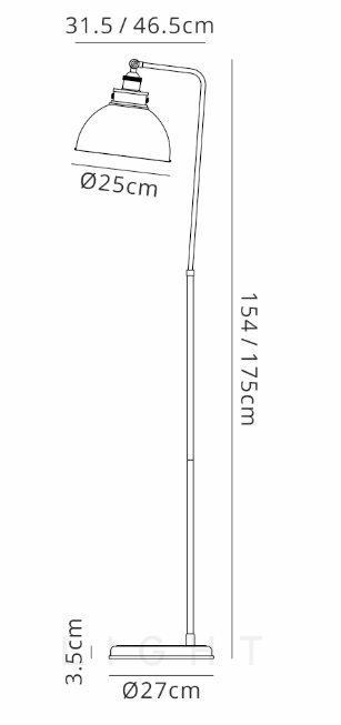 Nomad Floor Lamp Graphite