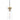 Jodelle 1 Light Pendant Polished Bronze & Clear Glass