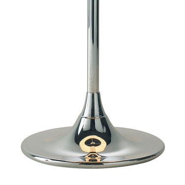 Delta Table Lamp Chrome C/W Shade