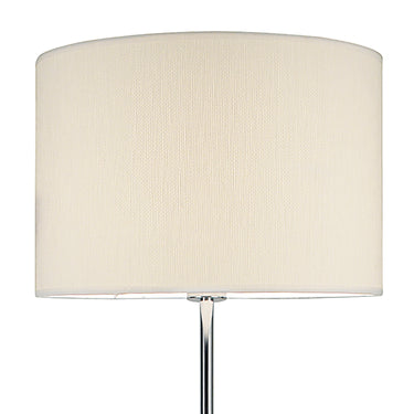 Delta Floor Lamp Polished Chrome C/W Shade